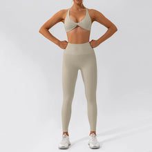 Load image into Gallery viewer, 2PCS Yoga Suit Sports Set Women Quick-Drying Gym Set Women Tracksuit Running Workout Long Sleeve Sports Shirt Yoga Clothing