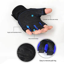 Load image into Gallery viewer, Gym Gloves for Men Women Fitness Weight Lifting Wristband Gloves Body Building Training Sports Exercise Cycling Glove Shockproof