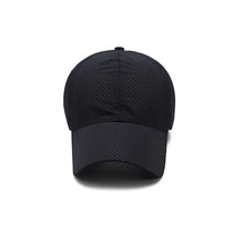 Load image into Gallery viewer, Hat Men Spring Summer Solid Color Mesh Cap Baseball Cap Women Autumn Korean Edition Sunscreen Hat Mesh Breathable Peaked Cap