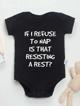 Load image into Gallery viewer, Letter Print Baby Onesies - Cute Infant Bodysuits for Newborns