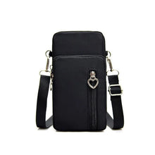 Load image into Gallery viewer, Women&#39;s Waterproof Crossbody Phone Bag: Mini Nylon Travel Purse with Multi-layer Zipper