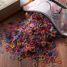 Load image into Gallery viewer, 1000pcs Girls Elastic Hair Bands Nylon Rubber Band Headband Hair Accessories Kids Ponytail Holder Bands Kids Ornaments