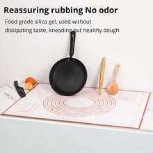 Load image into Gallery viewer, Silicone Kneading Dough Mat 40x50cm - Baking Pizza Cake Kitchen Bakeware