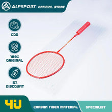 Load image into Gallery viewer, ALP LT 2Pcs/lot 100% Carbon Fiber Elastic 4U 30Lbs Racket Offensive and Defensive Professional Badminton Racket With Bag
