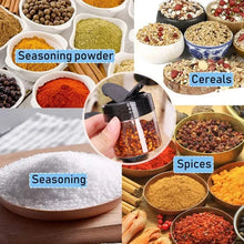 Load image into Gallery viewer, 10/1PCS Clear Spices Bottle Salt Pepper Shakers Plastic Barbecue Seasoning Jars Condiment Box Home Kitchen Powder Storage Can