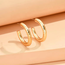 Load image into Gallery viewer, серьги Geometric Irregular Metallic Color Earrings for Women 2024 Minimalist Style Personality Earrings Trendy Jewelry Gift