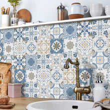 Load image into Gallery viewer, 24pcs/set Light Color Tiles Sticker Wall Stickers Kitchen Bathroom Home Renovation Wallpaper Waterproof Self-adhesive Wall Decal