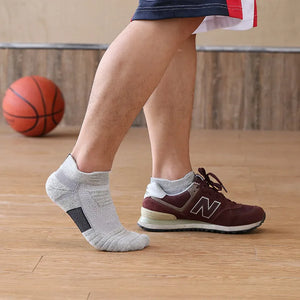 Anti-Slip Cotton Sport Socks: Football, Basketball, Breathable (39-45)