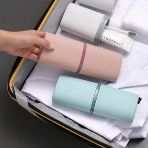 Portable Travel Toothbrush Case Holder Hygiene Kit for Camping Business Trip
