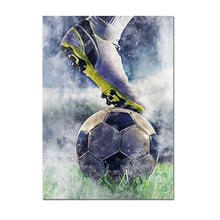 Load image into Gallery viewer, Football Basketball Poster Canvas Painting – Modern Sports Wall Art