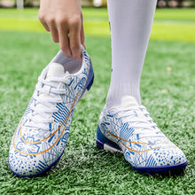 Load image into Gallery viewer, Short spike cleats new competition level football shoes for men and women universal professional game training sports shoes