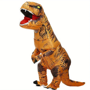 Inflatable T-Rex Dinosaur Costume for Adults - Halloween Party Fancy Dress Outfit