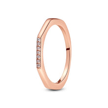 Load image into Gallery viewer, 925 Sterling Silver Rings For Women Original Infinity Love Heart Engagement Wedding Ring Rose Gold Crystals Luxury Jewelry Gift