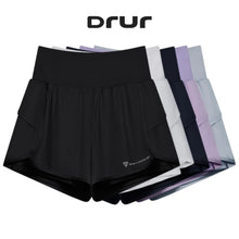 Load image into Gallery viewer, DRUR Yoga Short Woman Gym Clothes 2 In 1 High Waist Pants With Pockets Fitness Cycling Shorts Women Yoga Shorts Sportwear 2025