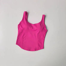 Load image into Gallery viewer, Women Sexy Sports Bra Crop Tops Tube Top Bra Female Streetwear Sleeveless Camis Seamless Sport Lingerie Tee Crop Top Sports Vest