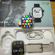 Load image into Gallery viewer, Microwear Ultra Ai3 Smartwatch 5G 180° Rotating Camera Google Play GPS WIFI 2.2inch Amoled HD Display 4G Calling Smartwatch Men