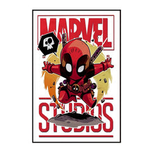 Load image into Gallery viewer, Marvel Wall Art Posters SpiderMan Iron Man Avengers Superhero Disney Kid Room Decor Cartoon Canvas Painting Picture Print