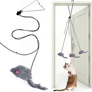 Door Hanging Cat Toy: Stress Relief for Living Room, Interactive Kitten Toy