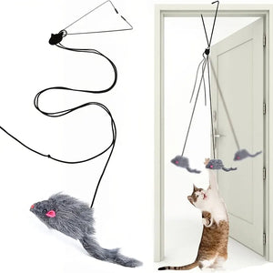 Door Hanging Cat Toy: Stress Relief for Living Room, Interactive Kitten Toy