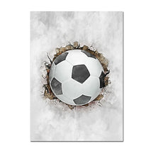 Load image into Gallery viewer, Football Basketball Poster Canvas Painting – Modern Sports Wall Art
