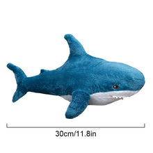 Load image into Gallery viewer, 30cm Soft Stuffed Shark Toy - Plush Sea Animal Pillow, Perfect for Boys&#39; Birthday Gifts