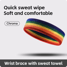 Load image into Gallery viewer, 1 PC Towel cloth Headband Sweat Bandage Sport Head Hair Band Workout Tennis Fitness Jog Basketball Running Sweatband Women Men