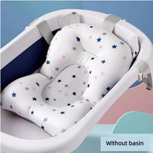 Load image into Gallery viewer, Baby Bath Seat Support Mat Infant Anti-Slip Soft Comfort Body Cushion Foldable Baby Bath Tub Pad Chair Newborn Bathtub Pillow