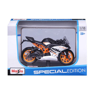 Maisto 1:18 Motorcycle Model Collection Gift Toy - KTM RC 390 CBR1000RR-R YZF-R1 V4 S