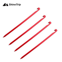 Load image into Gallery viewer, High Strength Aluminum Alloy Tent Nails Square Ground Peg Camping Accessories