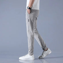 Load image into Gallery viewer, Men&#39;s Ice Silk Pants - Summer 2023 Business Casual Straight Leg Elastic Sweatpants