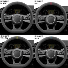 Load image into Gallery viewer, Car Steering Wheel Covers Cowhide Suede Steering Wheel Cover Wrap Universal 37-38cm Breathable Steering Covers Car Accessories