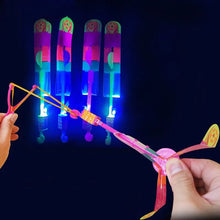Load image into Gallery viewer, 10pcs LED Flying Arrow Slingshot - Medium Size Whistle Toy for Parent-Child Interaction