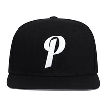 Load image into Gallery viewer, Unisex P Letter Embroidery Hip-hop Hat Adjustable Outdoor Casual Baseball Cap Sunscreen