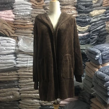 Load image into Gallery viewer, 12 Colors Fleece Sweatshirt Long Cardigans Autumn Winter Female Long Sleeve Double Side Wear Flurry Loose Hoodie Coats Outwear