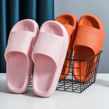 Load image into Gallery viewer, Women Thick Platform Cloud Slippers Indoor Home Eva Soft Sole Pillow Slides Sandals Woman 2025 Summer Non Slip Beach Flip Flops