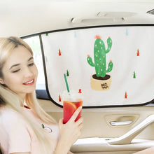 Load image into Gallery viewer, Anti-UV Cartoon Car Sun Blind Side Window Sunshade Cover for Baby Kids