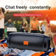 Load image into Gallery viewer, XIKCU Portable Dual Bluetooth Speaker Stereo Outdoor Tfusb Playback Fm Voice Broadcasting Portable Subwoofer 50 Wireless Speaker