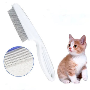 Pet Flea Comb Stainless Steel Hair Removal Brush Dog Cat Grooming Tool Universal