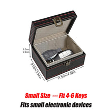 Load image into Gallery viewer, Anti Theft Faraday Box with Bag for Key Fob Cage RFID Faraday Key Fob Protector Radiation-proof Mobile Phone Box Car Keyless