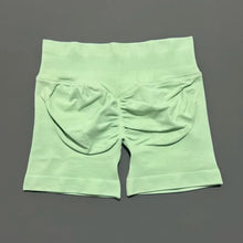 Load image into Gallery viewer, Histello Sports Shorts 4.5" Women Yoga Exercise Shorts Scrunch Bum Hip Tight Workout Fitness Activewear Gym Running Short Pants