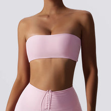Load image into Gallery viewer, Strapless  Sports Bra Gym Top Women Quick-Drying Yoga Clothes Women Tube Top Fitness Chest Wrap Underwear Workout Bra Female