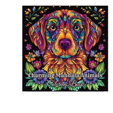 Load image into Gallery viewer, 28 Pages Mandala Animals Coloring Book for Adult Stress Reduction | Colouring Book for Stress Relief and Mood Reduction Valentin