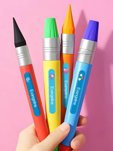 Custom Waterproof Name Stickers for Water Bottles & Kids Stationery – Colorful Personalized Labels, Durable Vinyl, Eco-Friendly