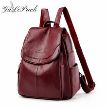 Load image into Gallery viewer, 2023 Luxury Women&#39;s Backpack: High-Quality Leather, Fashionable School &amp; Travel Bag