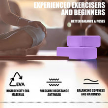 Load image into Gallery viewer, Yoga Blocks Foam Blocks Yoga Props for Pilates Stretching Meditation Exercise Blocks Lightweight Yoga Essentials