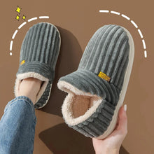Load image into Gallery viewer, Evshine Soft Sole Slippers For Women Winter Fashion Women Fur Slippers Fuzzy Plush Men Slippers Warm Furry Women Cotton Shoes