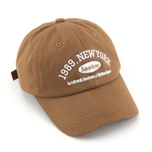 Load image into Gallery viewer, Men and Woman's Baseball Caps Adjustable Casual Embroidered 1989 New York American Cotton Sun Hats Unisex Solid Color Visor Hats