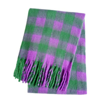 Load image into Gallery viewer, 2025 Winter Thick Warm Scarf Women Cashmere Shawl and Wraps Pashmina Neckerchief Bufanda Female Rainbow Hairy Tessel Echarpe New