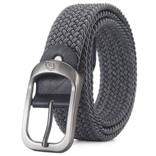 Load image into Gallery viewer, Men's Belt Casual Woven Elastic Belt Outdoor Sports Women's Belt No Need for Punching Climbing Work Belt For Men Women Fashion