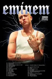 Eminem Posters And Prints Great Rap Singer Canvas Painting Music Star Wall Art Picture Ideal for Home Decor